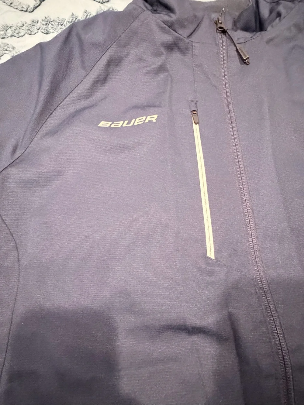 Bauer Men's Dark Blue Full-Zip Performance Jacket XXL